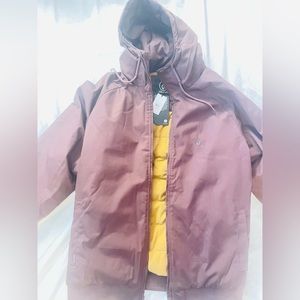 Volcom Men's Hernan Teflon Heavy Weight Hooded Jacket